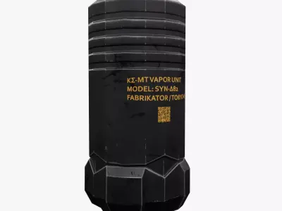 SmokeGrenade - PBR Game Ready model Low-poly 3D model