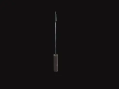 Medieval Billhook Low-poly 3D model
