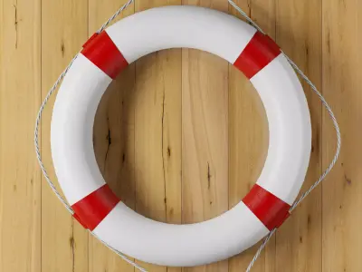 Lifebuoy life preserver 3D model