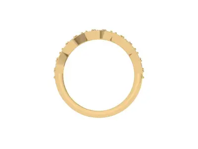 Solitaire Wedding Band 3D print model purchase