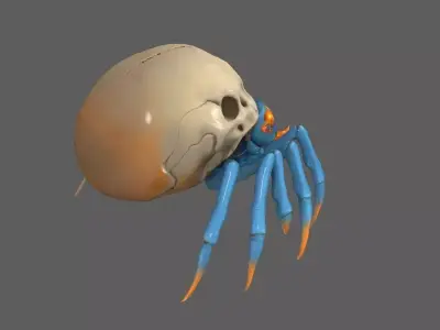 Spider 3D model get