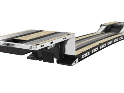 Heavy Duty Trailer 3D model