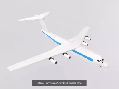 IP-Free Cargo Plane Pack Mesh and NURBS CAD included