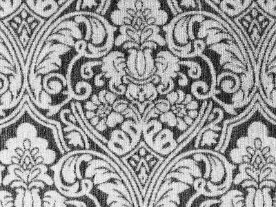 Antique Ivory Brocade Armchair 3D model