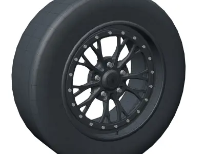 WELD Racing car wheels 3D model