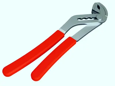 Plier pliers 3D model