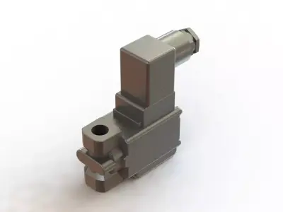 Valvula Solenoide SMC VX224AGAXB Solenoid Valve 3D model