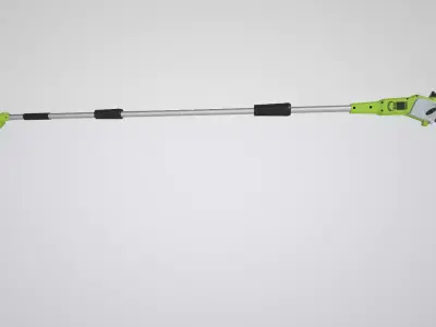 Greenworks 40V 8 Cordless Pole Saw with 20 Ah Battery Low-poly 3D model