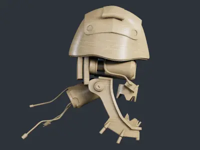 Robot Head 3D print model