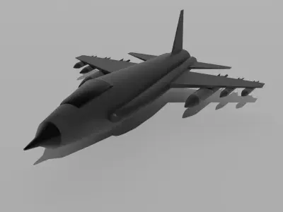 Aircraft - Low Poly Low-poly 3D model