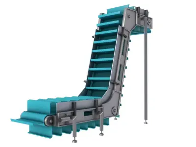 Belt Sanitary Conveyor 3D model