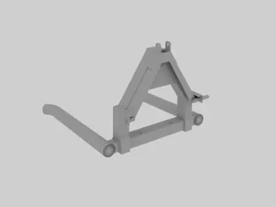 Fliegl Bale Fork 3D model