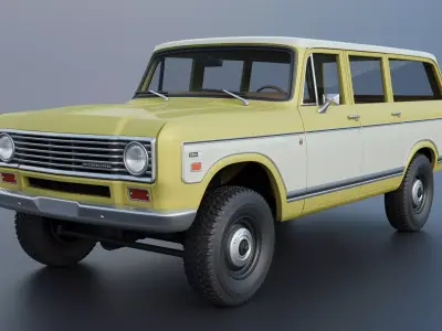 International Travelall 1974 3D print model