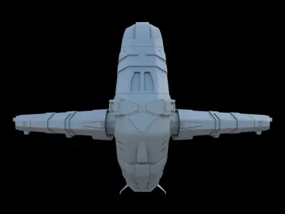 SpaceShip star wars 3D model purchase