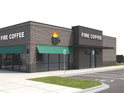 Retail-151 Retail Store 3D model