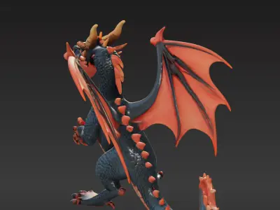 Evil Dragon 3D model