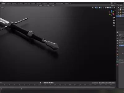 Really cool sword 3D model