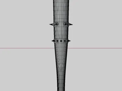 Post Apocalyptic Bat 3D model
