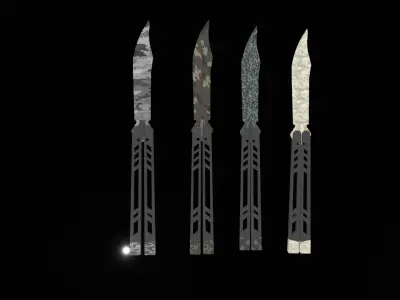 Combo m9 and baterflu 3D model