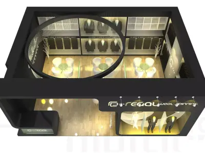 Exhibition - Area - 8X11-3DMAX2009-027 3D model