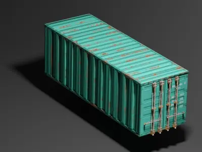 Shipping Containers 3D model purchase