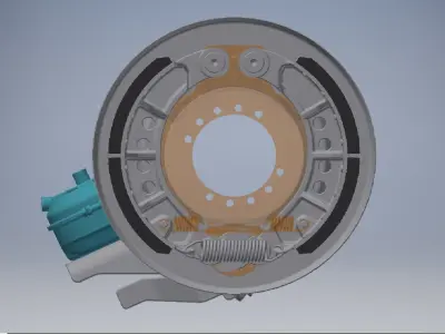 Heavy Truck Brake Systems 3D model