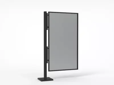 Outdoor Advertising Stand V5 3D model
