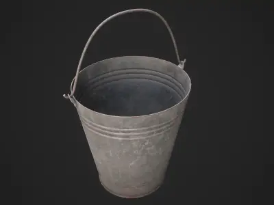 Bucket  Free low-poly 3D model