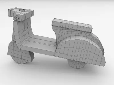 Scooter toy 3D print model