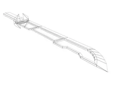 sword Free low-poly 3D model 31