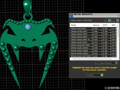 VIPER INSECT PENDANT 3D PRINTABLE MODEL 3D print model