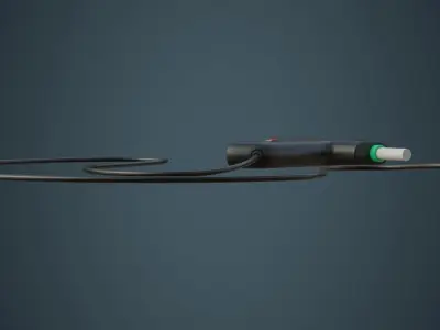 Glue Gun 1A Low-poly 3D model