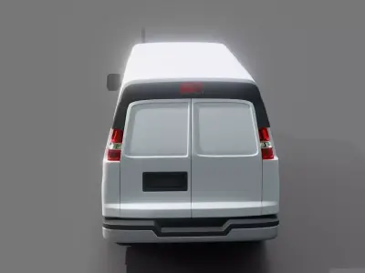 GMC Savana Cargo Truck 3D model