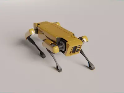 Spot mini rigged 3D model