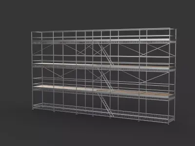 scaffold tower 04 3D model