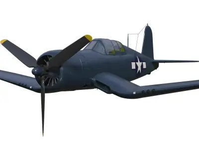 Chance Vought V354 3D model