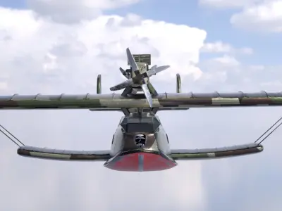 DaboHaze Airplane from Porco Rosso 3D model