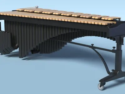 Musical Instrument Marimba 3D model