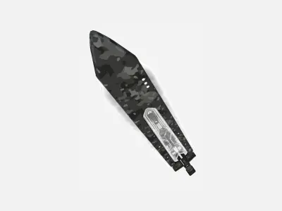 SciFi Sword B09 Black Camo - Sci Fi Weapon Design Low-poly 3D model