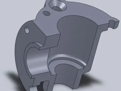 Strainer Body Free 3D model