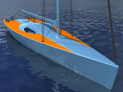 sailingboat concept  3D model