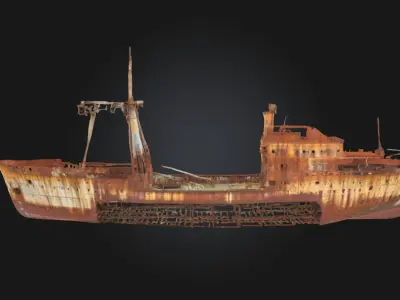 Rusty Relic  Forgotten Metal of a Lost Age 3D model