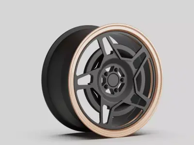 roti wheel rims auto tuning garage  3D model