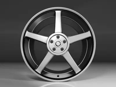 3D model rim wheel part7 3D model