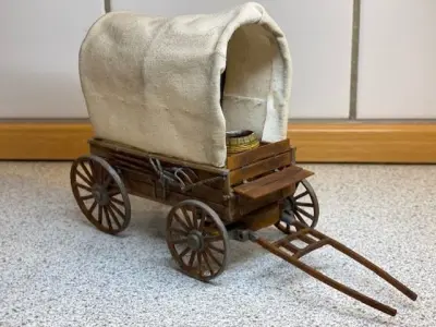 Prairie Wagon STL for resin 3d-printing 3D print model