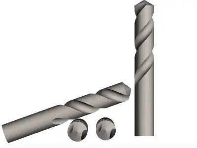 Drill bits Free 3D model