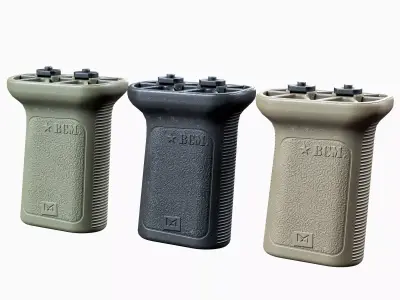 Foregrip Magpul BCM Low-poly 3D model