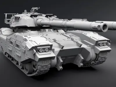 M61A5 Semovente Scale model 3D print model