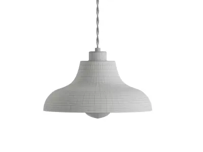 Abram Glass Pendant Light 3D model