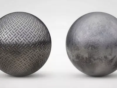 PBR Steel Part 3 Texture